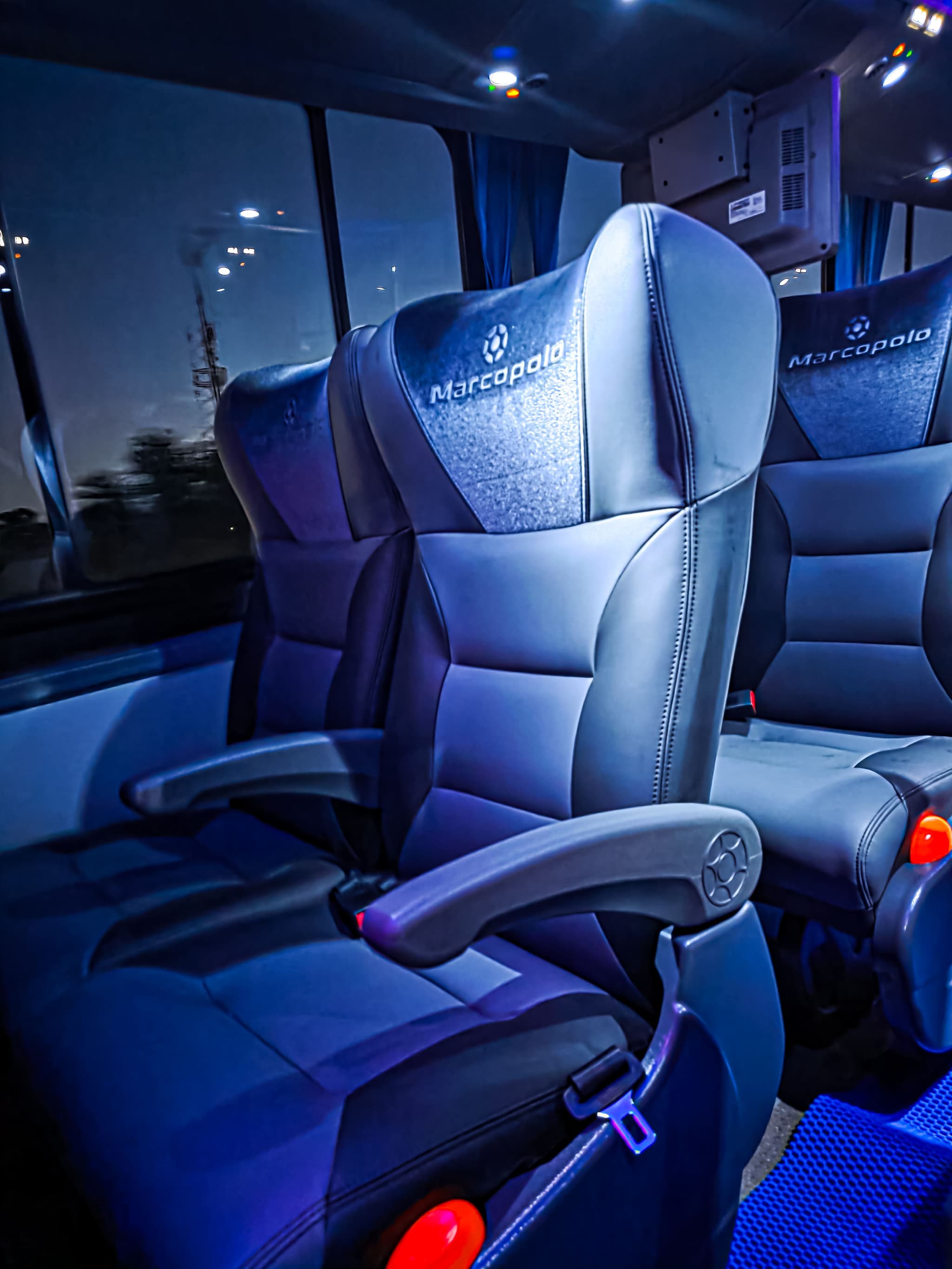 VIP interior aisle view